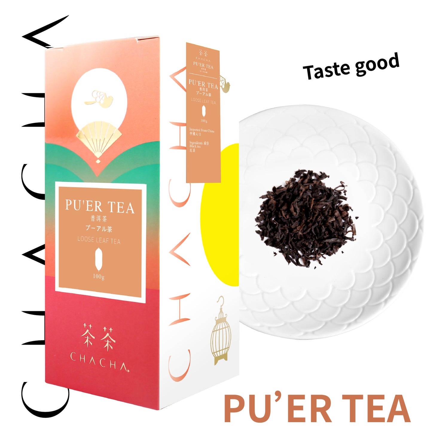 Cha Cha PU'ER Tea leaf 100g