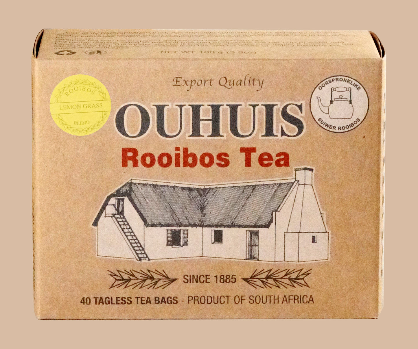 Lemon grass Rooibos Tea - 40 tea bags