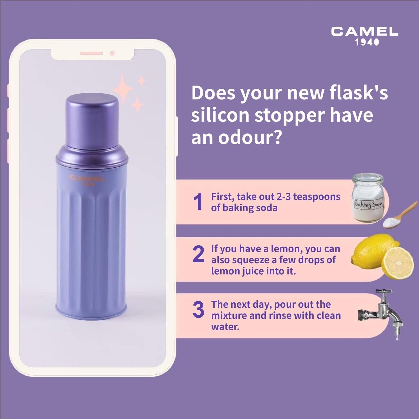 Camel 122 Signature 045L Flask / Turquoise