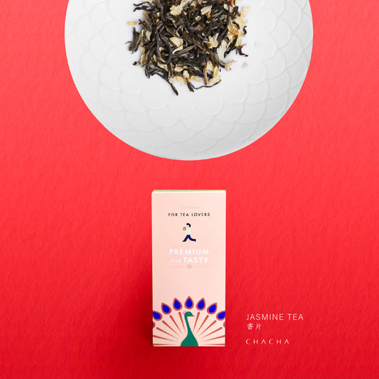 Cha Cha Jasmine tea leaf 80g (香片)