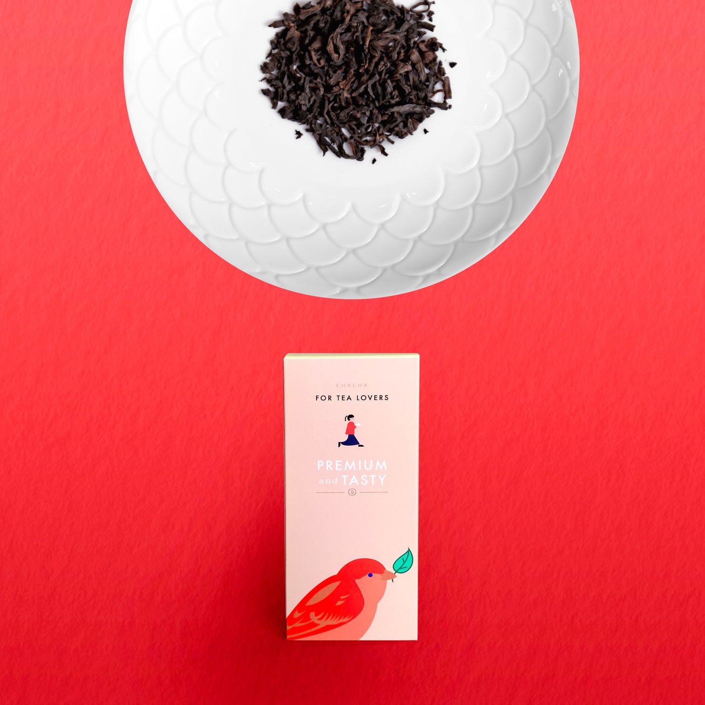 LAB AROMA BOX SET - Jasmine tea leaf 80g + PU'ER Tea leaf 100g