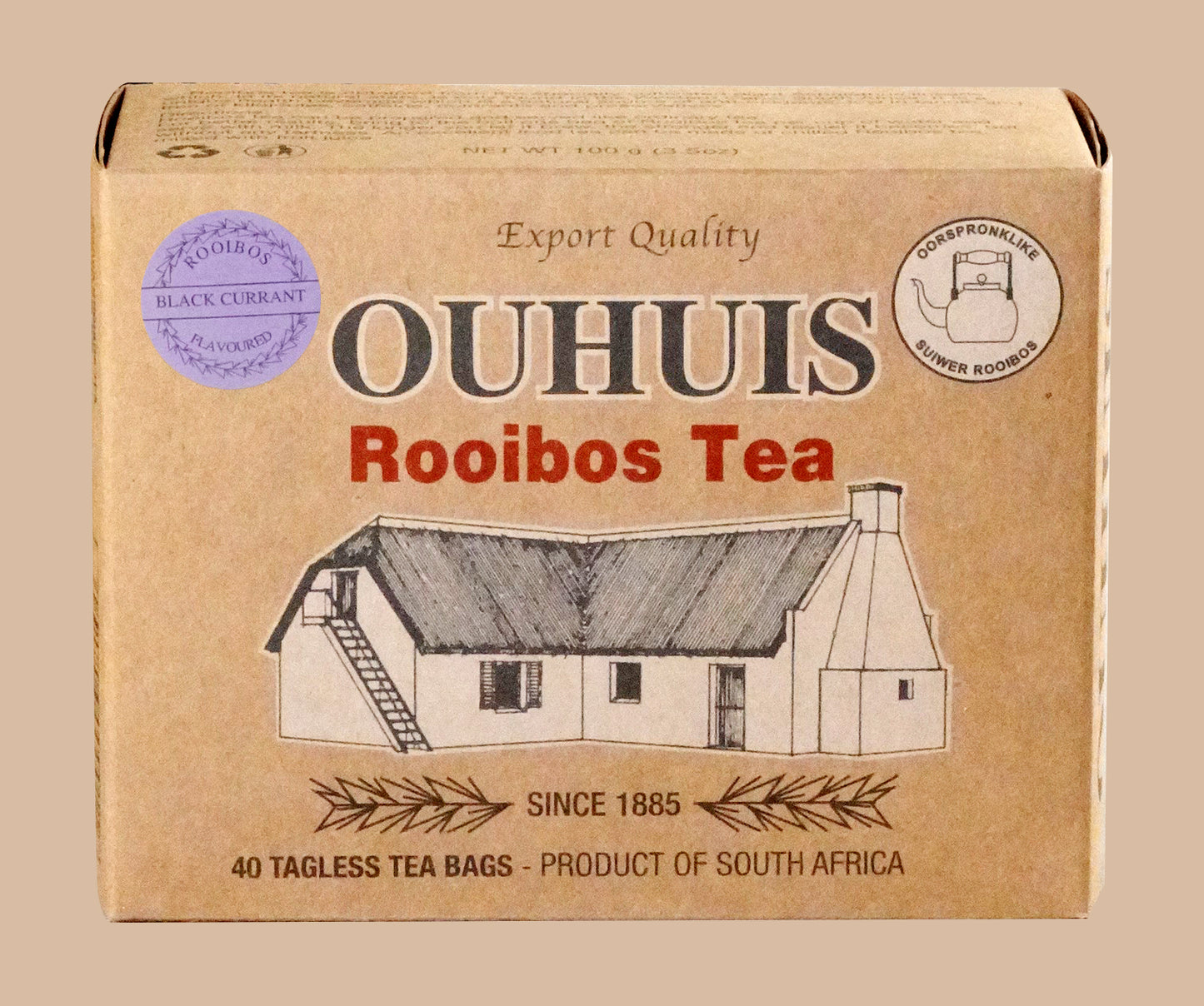 Black Currant Rooibos Tea - 40 tea bags