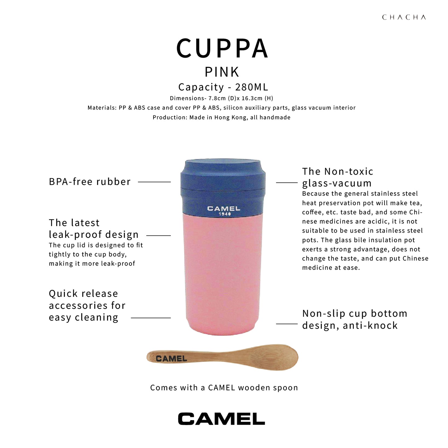Camel CUPPA - Pink